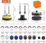 Tshya VPS27001 270Pack 2inch Sanding Discs Kit with Backer Plate 1/8 1/4 Shanks view 2