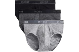 2(X)IST Men's Essential Cotton Contour Pouch Brief 3-Pack