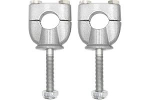Motorcycle Handlebar Risers Mount Clamps 22mm 7/8" for Motorcycle Dirt Bike Pit Bike ATV Scooter Moped (2PCS)