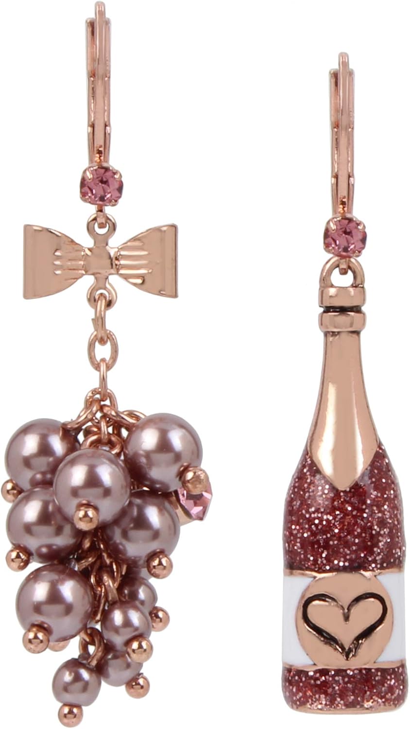 Betsey Johnson Rose Mismatch Drop 
