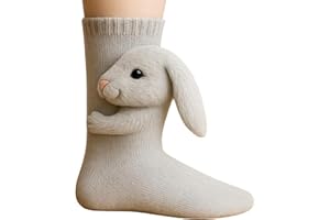 3D Knit Animal Socks,Winter Warm Thick Funny Animals Long Stocking Socks,Warm & Comfortable,Christmas Gifts Unisex