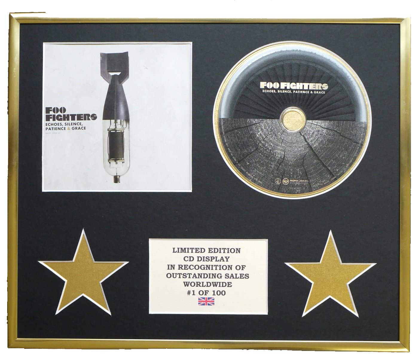 FOO FIGHTERS/CD DISPLAY/LIMITED EDITION/COA/ECHOES,SILENCE,PATIENCE & GRACE