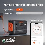 Jackery Explorer 1000V2 Portable Power Station 1070Wh 1500W AC 2x100W Panels view 6