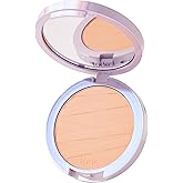 tarte face tape pressed powder – Medium-Coverage Waterproof Powder with Hyaluronic Acid, Snow Mushroom & Peptides to Smooth & Set Makeup, Lightweight, Vegan & Cruelty Free