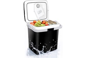 SUPER DEAL Pro 28QT(26L) Portable Electric Cooler and Warmer, Mini 12V DC Car Refrigerator Plug In Cooler Car Refrige for Camping, Fishing, Work Beach Picnic