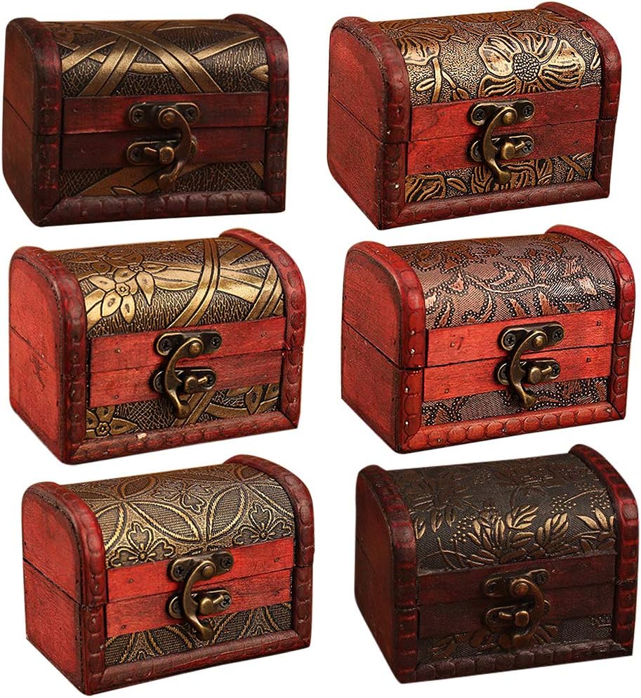 para almacenar Collares Juego de 3 MOPOIN IWILCS Cofre pequeño de