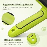 Pecute Slicker Dog Brush Self-Clean 90% Fur Removal Large Upgraded Button view 6