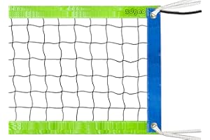 ZDGAO Volleyball Net Replacement for Outdoor & Indoor, 32x3FT Heavy Duty Volleyball Net for Backyard, Schoolyard, Beach (Net Only)