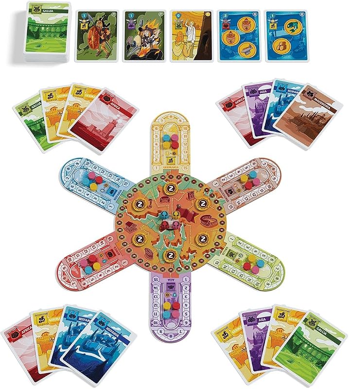 - Quorum – Juego de Mesa de Estrategia del Imperio Romano | Senadores, Provincias y Política | 2-4 Jugadores | +14 Años | 45 Min (BGQUML)