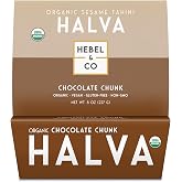 HEBEL &amp; CO Chocolate Chunk Halva - 8 oz | Certified USDA Organic, Gluten Free, Kosher &amp; Vegan