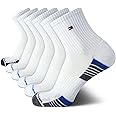 Tommy Hilfiger Men's Socks - Athletic Cushioned High Quarter Cut Socks (6 Pack)