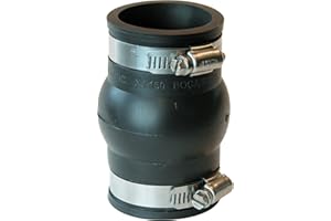Fernco PXJ-150 Flexible PVC Expansion Joint Coupling for thermal expansion and contraction of vertical pipes