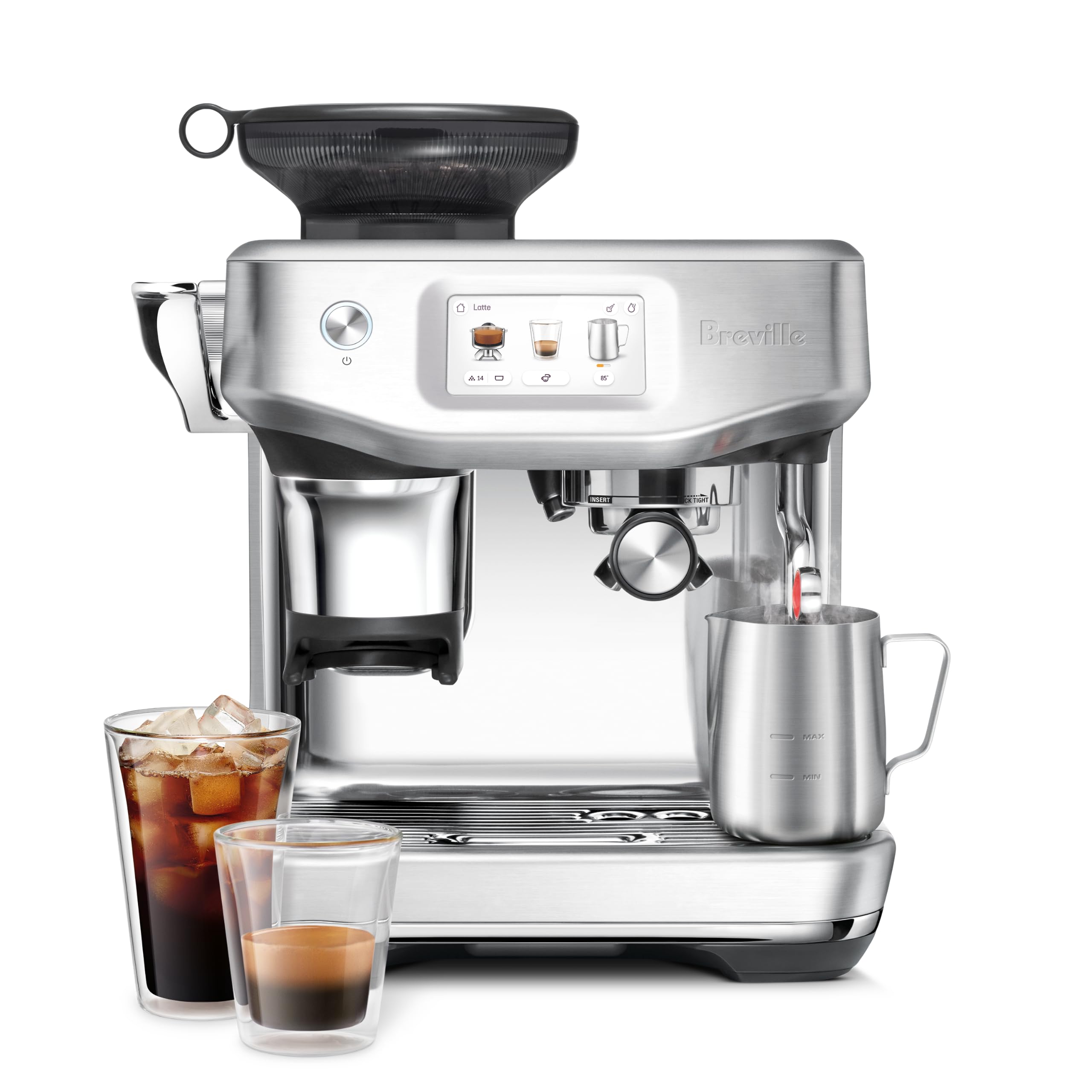 Breville BES881BSS Barista Touch Impress, acero inoxidable cepillado