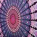 Pink and Purple Peacock Mandala Tapestry Mandala Throw, Bohemian Tapestry, Purple Tapestry, Mandala Bedspread, Tapestry Throw, Picnic Blanket