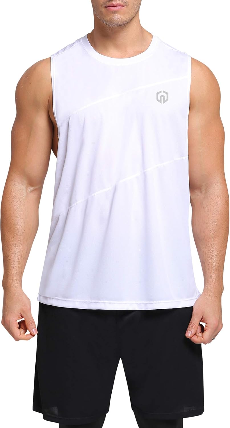 Neleus Men's 3 Pack Workout Tank Top Sleeveless Gym Shirt: Clothing