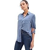 Gap Womens Long Sleeve Button-Down Blouse Easy Shirt