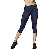 CW-X Women's Stabilyx Joint Support 3/4 Capri Compression Tight Pants