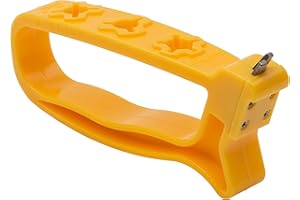 SMITH'S Smith’s Broadhead Sharpening Tool – Built-In Broadhead Wrench – Preset & Reversible Carbide Blades – Lightweight, Durable, Handheld – Remove & Tighten 3, 4, & 5 Bladed Broadheads – Hunting Knives