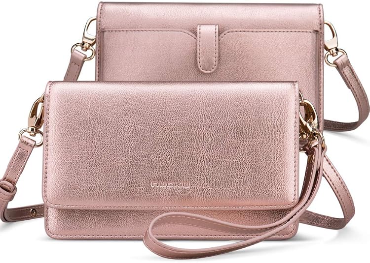 nuoku Women Small Crossbody Bag Cellphone Purse Wallet with RFID Card