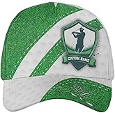 Custom Golf Hats for Men, American Golf Mens Graphic Fitted Baseball Cap Adjustable Snapback Hat