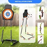 VATOS 2 Pack Archery Set Light Up Bow & Arrow Toy Cup Target 29 in Dart Board view 7