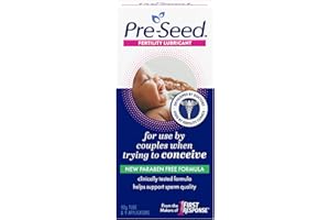 Pre-Seed Fertility Friendly Personal Lubricant, For Use by Couple When Trying to Concieve, 9 Single-Use Applicators, 40 g