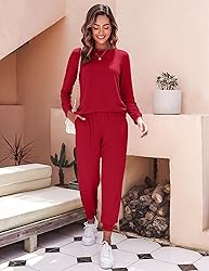 Ekouaer Women's Pajama Sets Casual 2Pcs Sleepwear