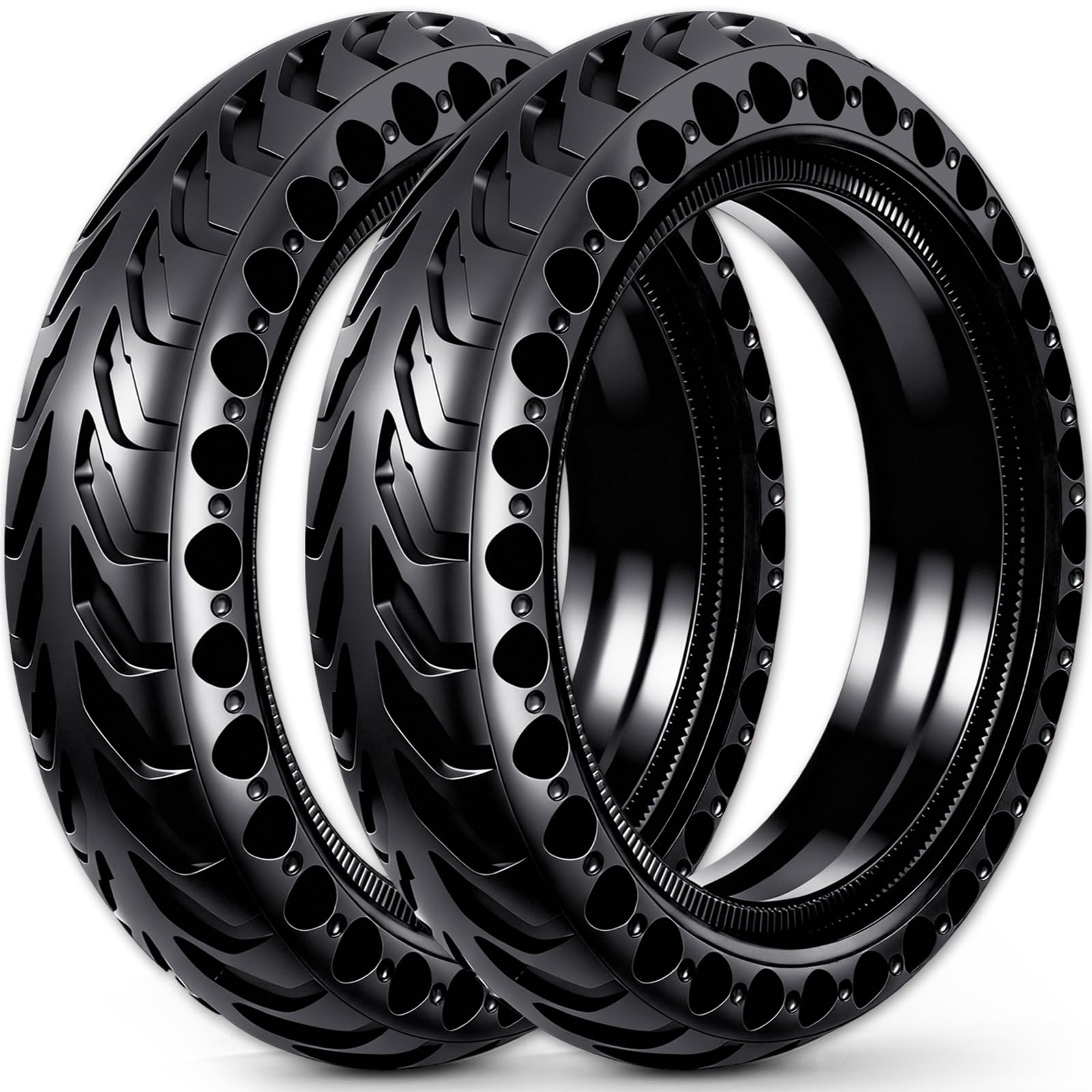 BABEJIA 2-Pack 50/75-6.1 Scooter Tyre Tubeless, Upgrade Your Ride with 8.5x2 Airless Tyres, Puncture-proof, 8 1/2 x2 Replacement Tire Compatible with Xiaomi 3/3 Lite/M365/Pro 2, Hiboy S2, etc