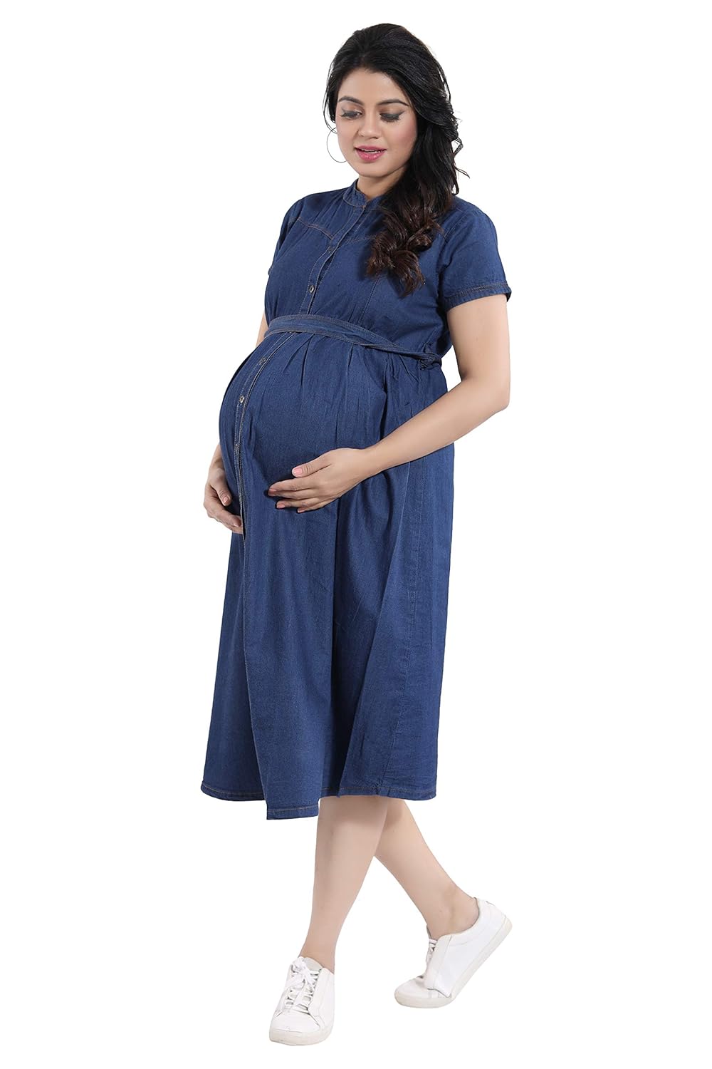 ladies denim dress size 18