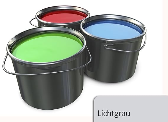 5L Bodenfarbe in Lichtgrau Betonfarbe für Keller Garagen Balkon Halle Garagenfarbe Boden Beton Farbe