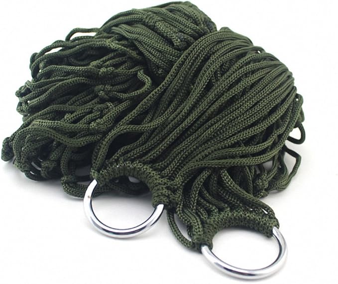 Amazon Com Earlybirdsavings Meshy Rope Hammock Sleeping Net Bed For Hiking Nylon Sports Outdoors