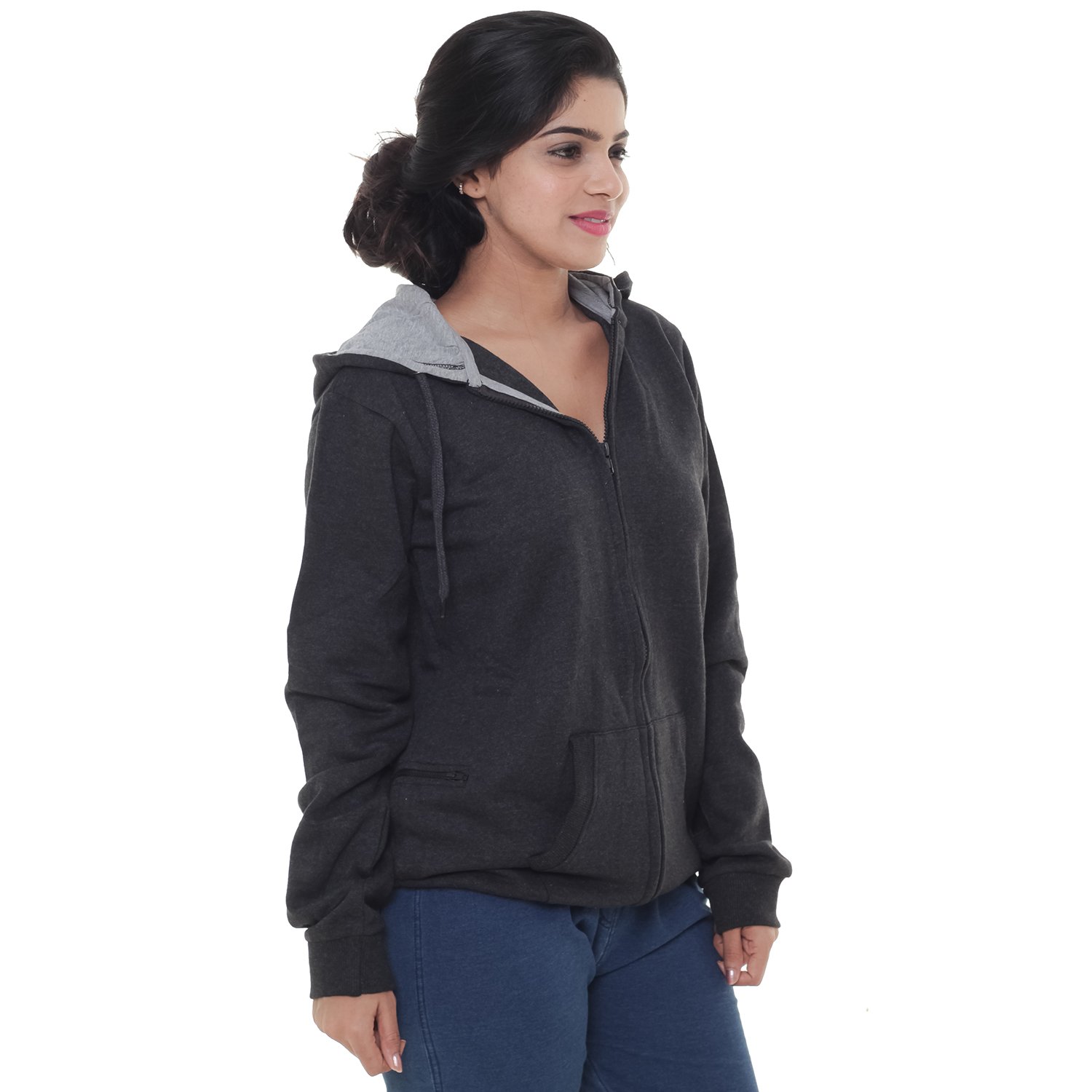 easy 2 wear &reg; womens jackets grey (size xs to 4xl)