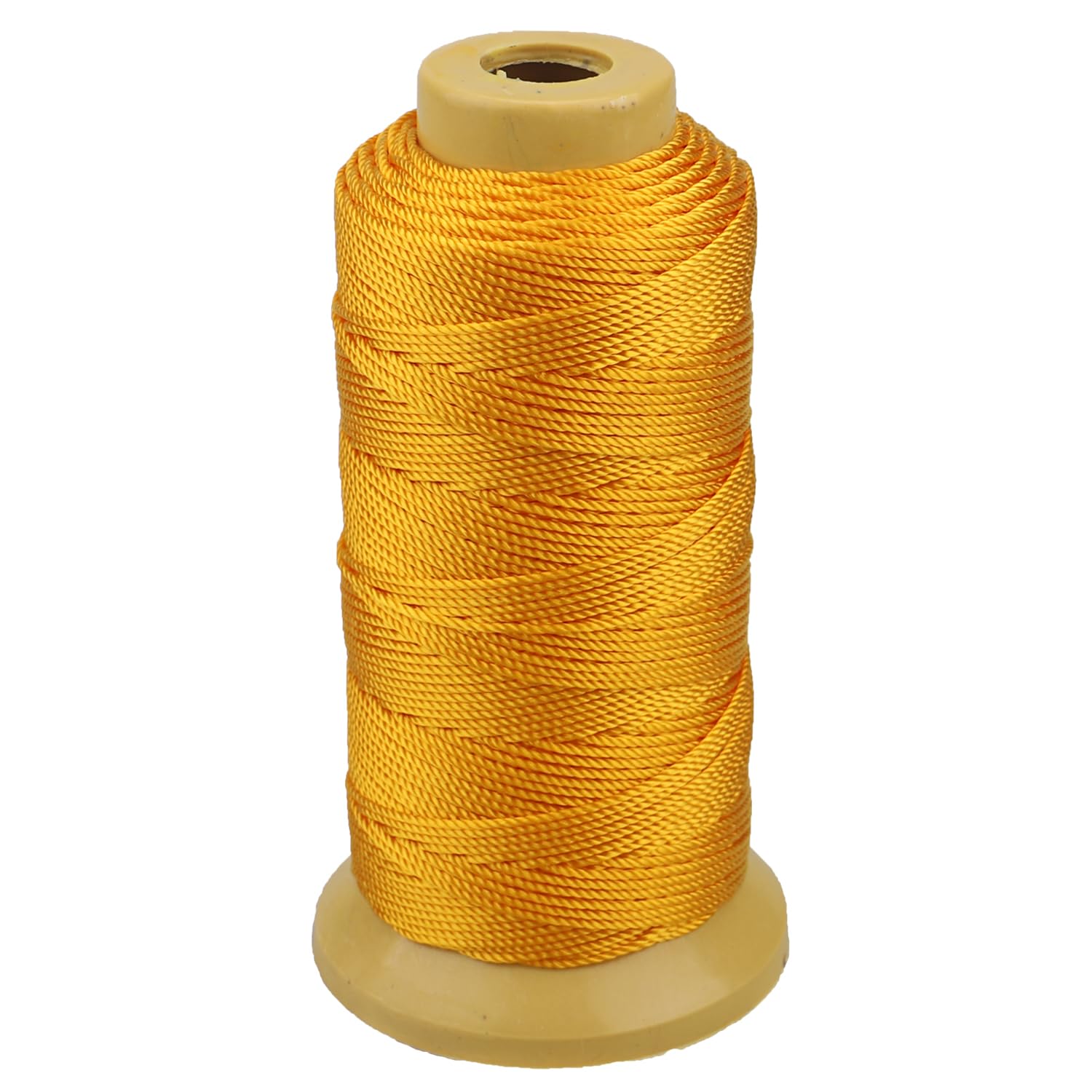 328 Feet Twisted Nylon Twine String Cord for Gardening Marking DIY Projects Crafting Masonry (Golden, 1.5mm-328 feet)