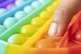 SUMAS 2 Pack Rainbow Poppets & Push Pop Bubble Sensory Fidget Toy view 4