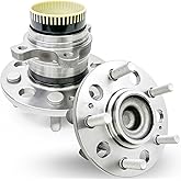 Pair 512437 Rear Wheel Bearing Hub Assembly Compatible with Kia Optima 2011-2015 Cadenza Sportage 2011-2016, Rondo 2008-2012,for Hyundai Azera 2011-2017, Sonata 10-14, Tucson 2010-2015, 5 Lugs w/ABS