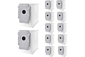HUAPX 12Pack Vacuum Bags Replacement for Roomba i&s&j Series i3,i3+(3550),i4,i4+(4552),i6,i6+(6550),i7, i7+,j7, j7+(7550),i8+(8550),s9,s9+(9550) Vacuum with Automatic Dirt Disposal Bags(12Pack)