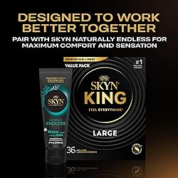 SKYN King Large Non-Latex Condoms, 36 Count