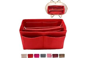 Lmeison Purse Organizer Insert, Bag in Bag Felt Fabric Handbag Organizer, 3 Sizes for Speedy Neverfull