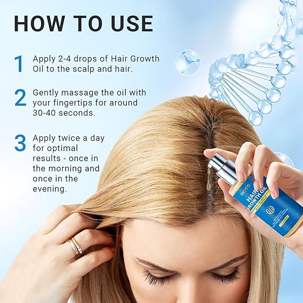 GIOTTO HAIR GROWTH SERUM WITH BIOTIN, ROSEMARY, BATANA OIL, CASTOR OIL & RICE WATER, LIGHTWEIGHT AND NATURAL FORMULA REDUCES HAIR LOSS, NOURISH SCALP, EFFECTIVE HAIR THICKENING FOR WOMEN MEN