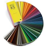 RAL K5 Color Chart, 215 Full Page Color Swatches, Gloss, 8 Languages