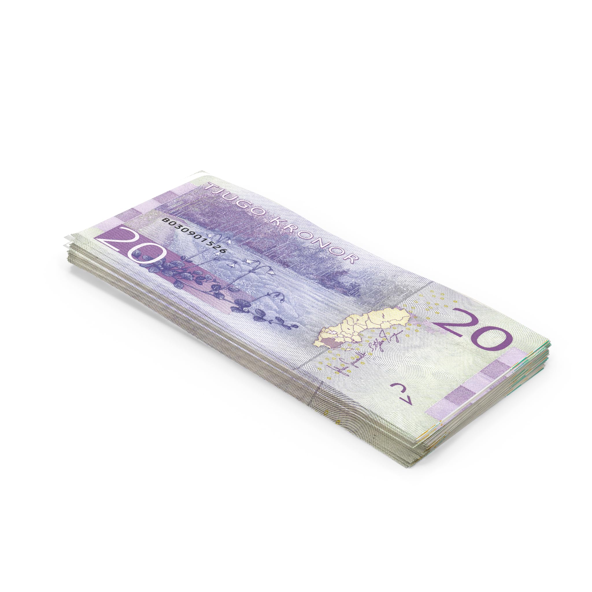 Scratch Cash 100 x kr 20 Swedish Crowns Money For Playing (reduced to 75%)