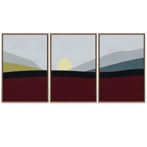 SIGNWIN 3 Piece Framed Canvas Wall Art Nordic...