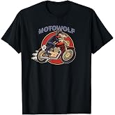 MOTOWOLF - Vintage Motorcycle Racing - T-Shirt