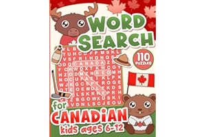 Word Search for Kids: Canada Activity Book for Ages 6-12