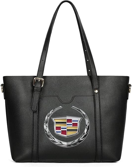 CadillacDealerFlagcarslogo Women Leather Purses Waterproof Handbag