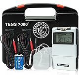 TENS 7000 Digital TENS Unit With Accessories - TENS Unit Muscle Stimulator For Back Pain, General Pain Relief, Neck Pain, Mus