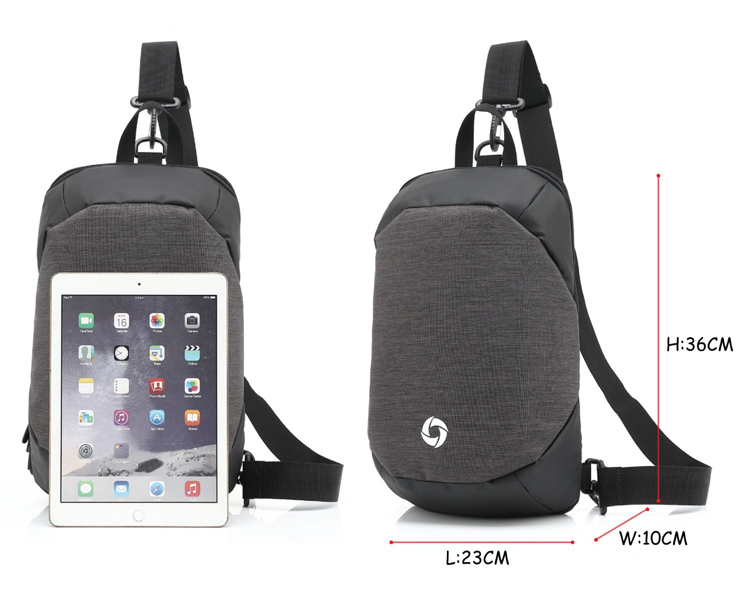 Fresion Anti-diebstahl Rucksack Wasserdicht Rücksack Kurierrucksack Schultasche Tasche für Mädchen Damen Herren Männer Studenten ( Rosa )