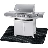 Fasmov 48 x 36 inches Grill Mat Grill and Garage Protective Mat, Protects Decks and Patios from Grease Splashes, PVC Flame Retardant Material
