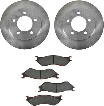 Amazon Com Front Ceramic Disc Brake Pad Rotor Kit For Ford Expedition Navigator Automotive
