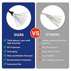 Ball Bungee Cords 6 Inch Bungee Cord with Balls, 50